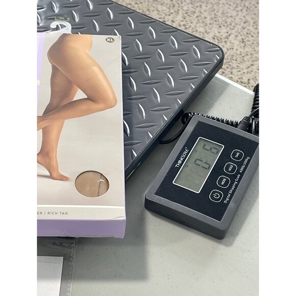 Silk Impressions Pantyhose Size XL Ultra Fine Sheer Rich Tan 15 Denier 2Pair NEW - Picture 6 of 6